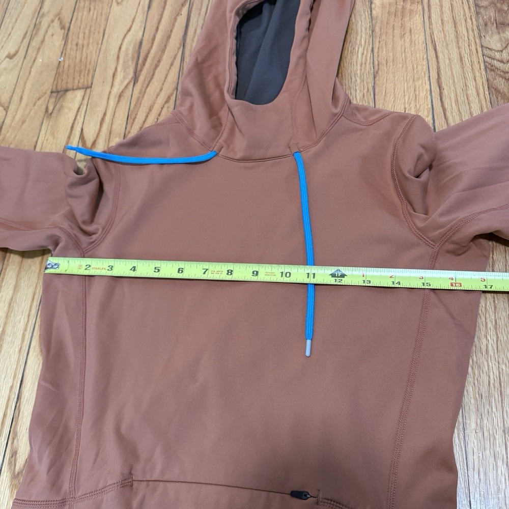 Stio Fremont Stretch Fleece Hoodie in Burnt Orange Size Small Women - Picture 7 of 7